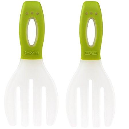 Dexas Salad Hands (Tongs) Longer Handles - Green