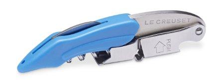 Le Creuset Waiter's Friend Corkscrew Bottle Opener in Blue
