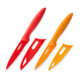 Zyliss 2-Piece Coated Knife Set - Red and Orange